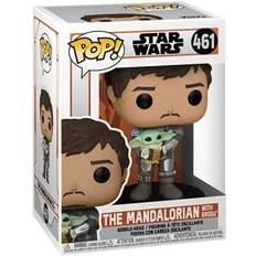 Star Wars Figuras de Juguete Funko Pop! Star Wars Mandalorian Mando Holding Child