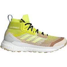 Keltainen - Mies Vaelluskengät Adidas Terrex Free Hiker Hiking Shoes - Primeblue/Beige Tone/Pulse Yellow/Acid Yellow