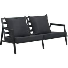 Aluminium Sofas vidaXL 47815 2-seat Sofa