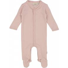 Wheat Wool Footed Jumpsuit - Rose Powder (9305e-775-2487)