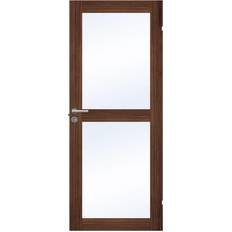 Innerdörr swedoor unique valnöt Swedoor Unique GW02L Innerdörr Klarglas (90x200cm)