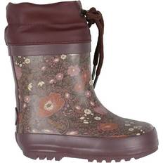 Wheat Gummistøvler Wheat Thermo Rubber Boot - Maroon Flowers