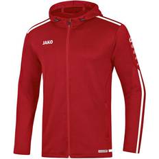 JAKO Striker 2.0 Hooded Jacket Unisex - Chili Red/White