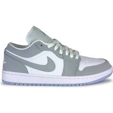 Nike Air Jordan 1 - Women Shoes Nike Air Jordan 1 Low W - White/Aluminum/Wolf Grey