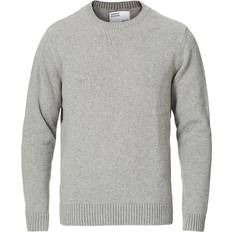 Classic Merino Wool Crew Neck Sweater - Heather Grey