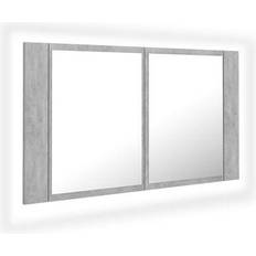 vidaXL Kylpyhuoneen LED Peilikaappi 80 x 12 x 45 cm