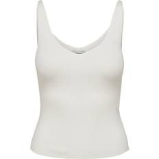 Jacqueline de Yong Nanna S/L Top Knt - Valkoinen