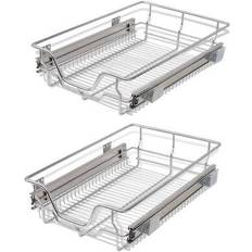 Edelstahl Küchenschubladen & Schrankböden vidaXL 50479 2pcs