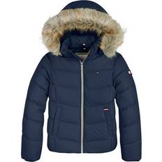 Tommy Hilfiger Essential Down Flag Patch Jacket - Twilight Navy (KG0KG05980)