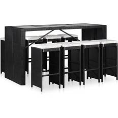 vidaXL 43966 Set da Bar all'Aperto, 1 Tavolo incluso 8 Sedie