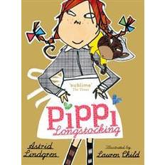 Engelska bok pippi böcker Pippi Longstocking (Inbunden)