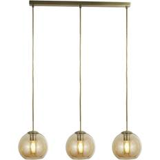 Bronze - Messing Loftlamper Searchlight Electric Balls Bar Pendel 80cm
