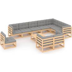 vidaXL 3076869 Loungesæt, 1 borde inkl. 10 sofaer
