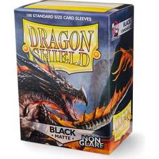 Dragon Shield Matte Non Glare Black 100 Standard Sleeves