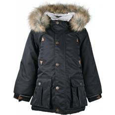Mikk-Line Hætte med pels Overtøj Mikk-Line Winter Parka Jacket - Black (19111)