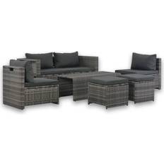 vidaXL 44722 Lounge-Set, 1 Bord inkl. 3 Soffor