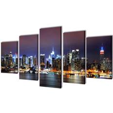 Décorations Murales vidaXL New York Skyline Décoration Murale 100x50cm