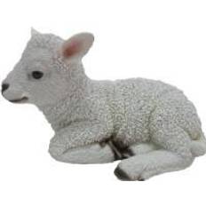 Weiß Dekofiguren Esschert Design Lying Sheep Dekofigur