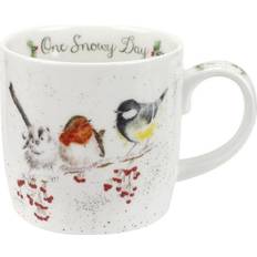 Wrendale Royal Worcester Wrendale Designs One Snowy Day Birds Mugg 31cl