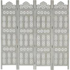 vidaXL 4-Panel Rumsavdelare 160x165cm