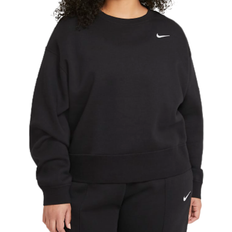 Nike Sportswear Essential Crew Sweater Women Plus Size - Black/White