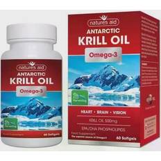 Natures Aid Fedtsyrer Natures Aid Krill Oil 500mg 120 stk