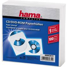  CD pocket paper 100 pcs (White)