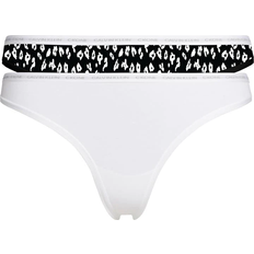 Truser Calvin Klein CK One Thongs 2-pack - Black/White