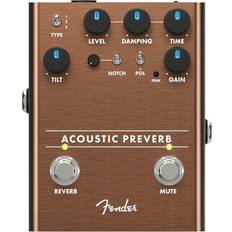 Préamplificateur Unités d'Effet Fender Acoustic Preverb pédale d'effet réverbe et préampli