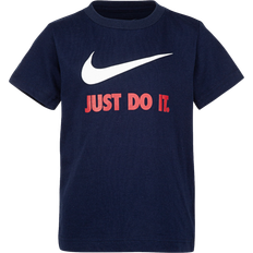 Nike Kid's Swoosh JDI T-shirt - Navy Blue (8U9461-B7N)