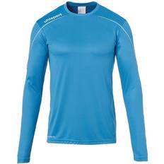 Uhlsport Stream 22 Long Sleeve T-shirt Unisex - Cyan/White