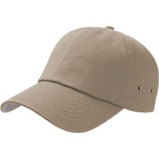 Atlantis Action 6 Panel Chino Baseball Cap - Khaki