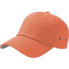 Action 6 Panel Chino Baseball Cap  - Orange
