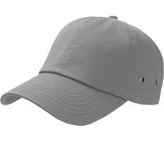 Atlantis Action 6 Panel Chino Baseball Cap - Grey