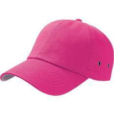 Atlantis Action 6 Panel Chino Baseball Cap - Fuchsia