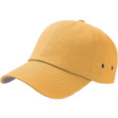 Unisex - Yellow Caps Atlantis Action 6 Panel Chino Baseball Cap - Yellow