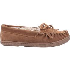 43 - Dame Mokasiner Hush Puppies Addy Suede - Tan