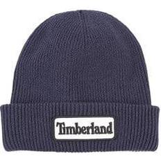 21349 Timberland Logo Knitted Beanie - Navy (T21349)