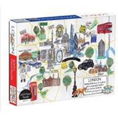 Jigsaw Puzzles London Map 1000 Piece Puzzle