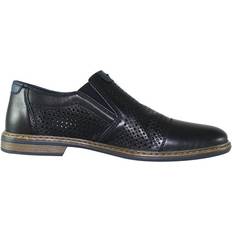 Herren - Kunstleder Loafers Rieker 13496-01 - Black