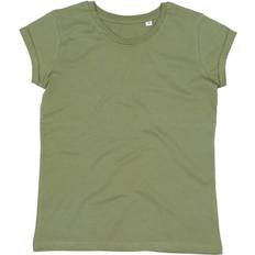 Mantis Women's Roll Sleeve T-shirt - Soft Olive