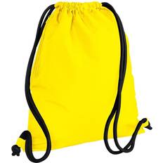 Jaune Sacs de sport BagBase Icon Gymsac - Yellow/Black