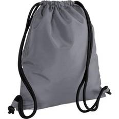 Résistant à l'eau Sacs de sport BagBase Icon Gymsac - Graphite Grey/Black