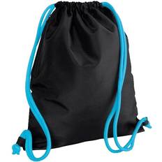 BagBase Icon Gymsac - Black/Surf Blue