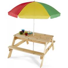 Rectangular Mesas de picnic Plum Picnic Table with Parasol