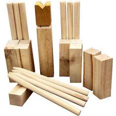 Madera Deportes al aire libre HI Outdoor Wooden Kubb Game