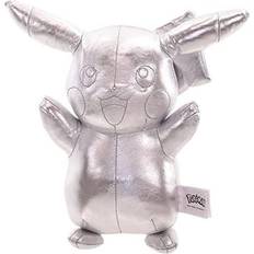 Pokemon celebration Character Pokémon 25th Celebration Silver Chrome Plush Pikachu 30cm