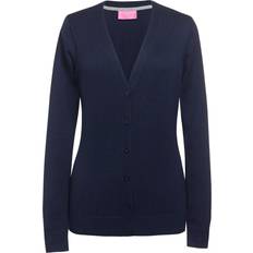 Brook Taverner Augusta V Neck Cardigan - Bleu