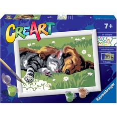 Animal Artesanías Ravensburger CreArt Sleeping Cats & Dogs