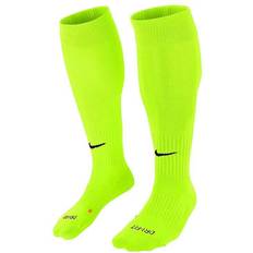 Green - Women Socks Nike Classic II Cushion OTC Football Socks Unisex - Volt/Black